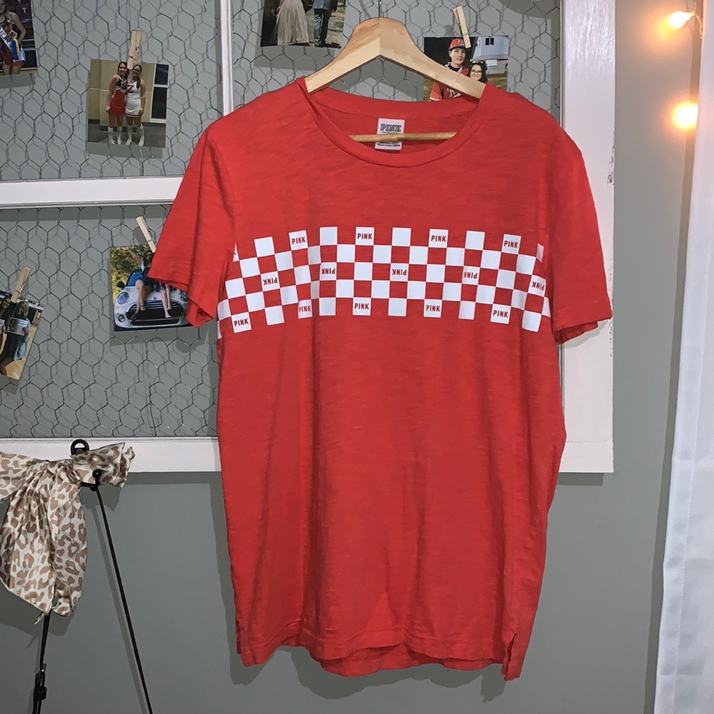 VICTORIA’S SECRET Checkered t SHIRT